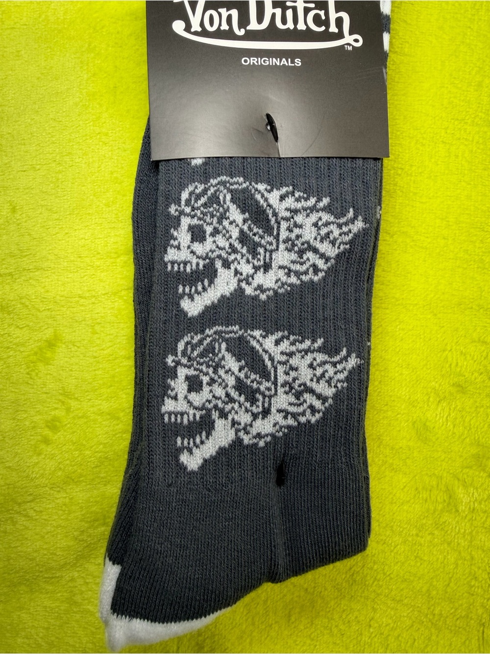 Von Dutch Men’s Skull Crew Socks 3-pack